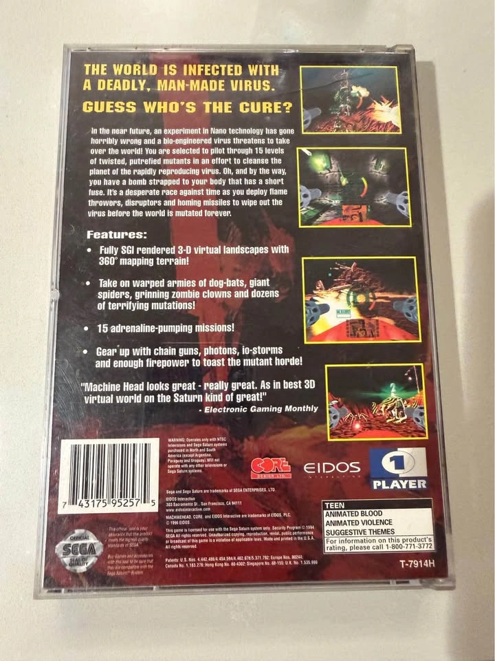 Machine Head Sega Saturn CIB - photo 2