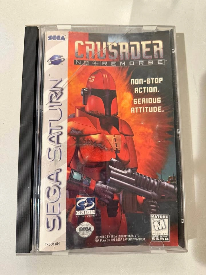 Crusader: No Remorse CIB Sega Saturn Complete Tested Longbox