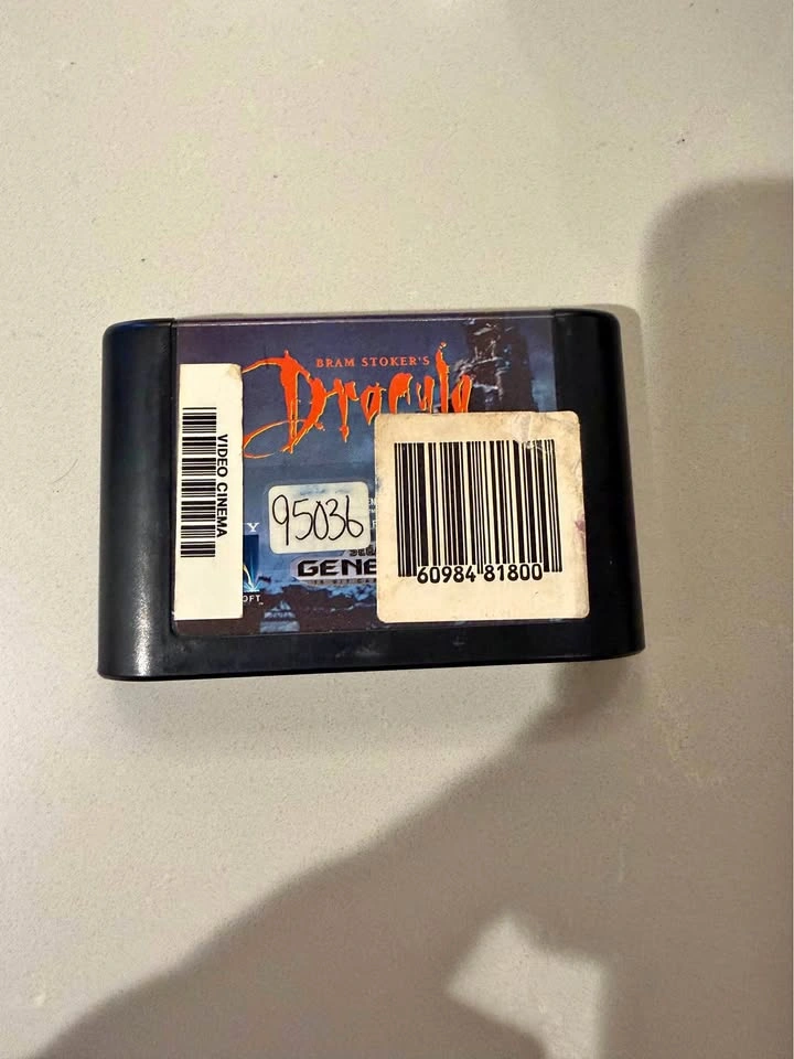 Bram Stoker's Dracula Sega Genesis Game Cartridge Authentic Test