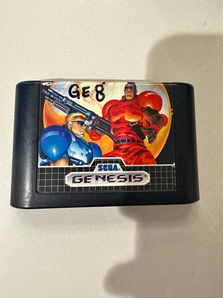 Forgotten Worlds Sega Genesis Game Cartridge Authentic Tested Wo