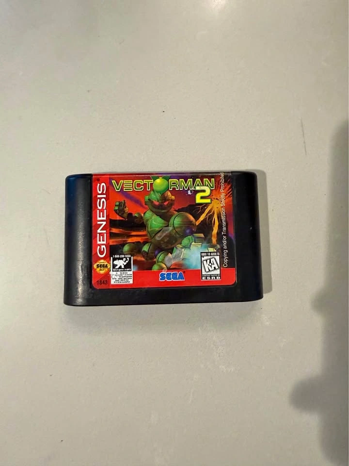 Vectorman 2 Sega Genesis Authentic Cartridge Tested Working Retr