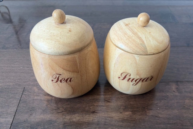 Sugar & Tea Canister Set of 2