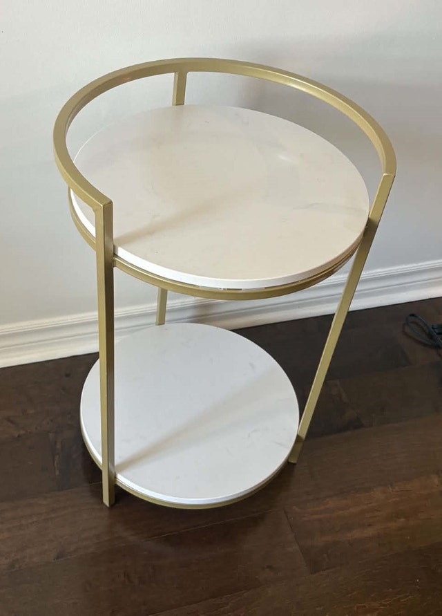 2-tier Round Side Table