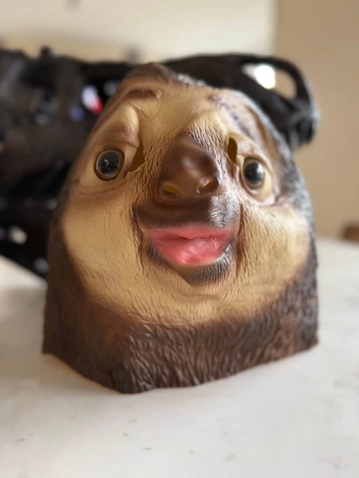 Halloween Sloth Mask - let’s be lazy today