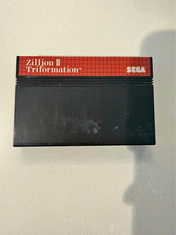 Zillion II Tri Formation Sega Master System SMS Cartridge