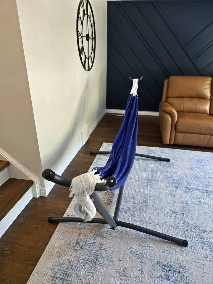 Hammock - Fabric with Metal Frame and Carrying Bag
