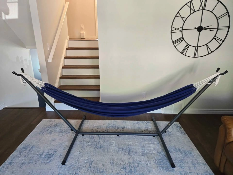 Hammock - Fabric with Metal Frame and Carrying Bag - photo 2