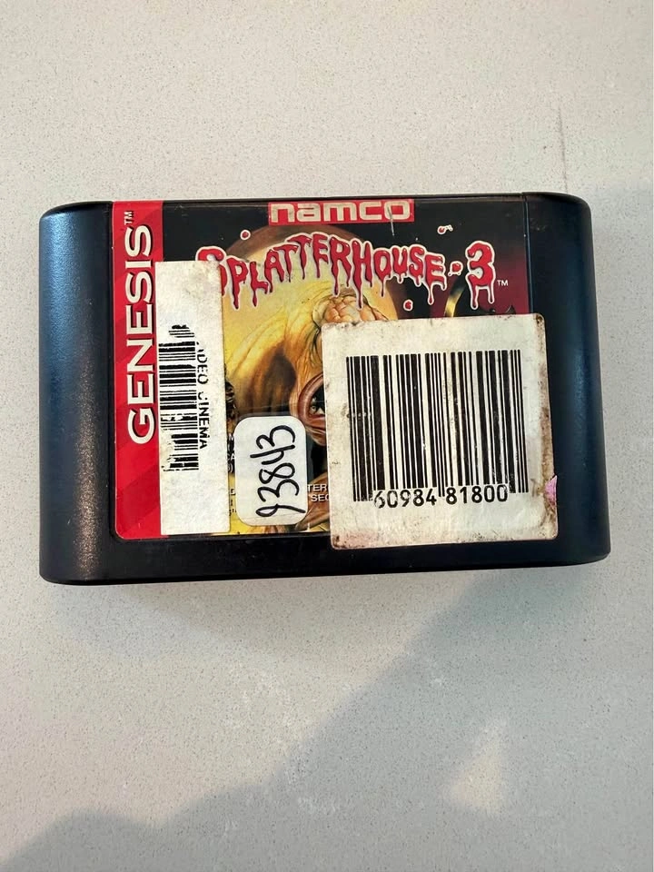 Splatterhouse 3 Sega Genesis Authentic Tested Cartridge Only Rar