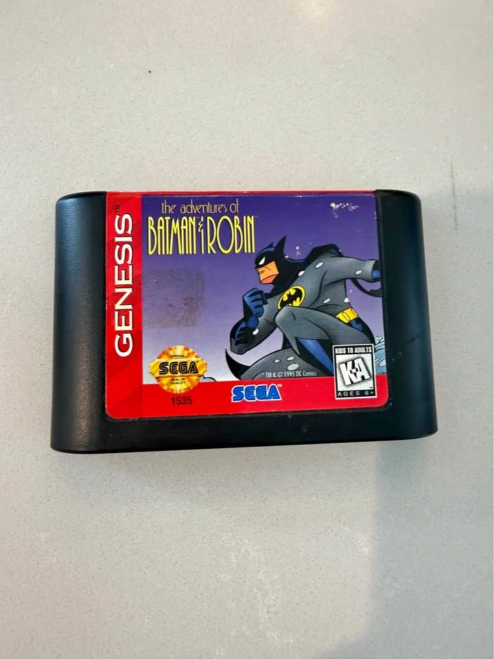 The Adventures of Batman & Robin Sega Genesis Cartridge