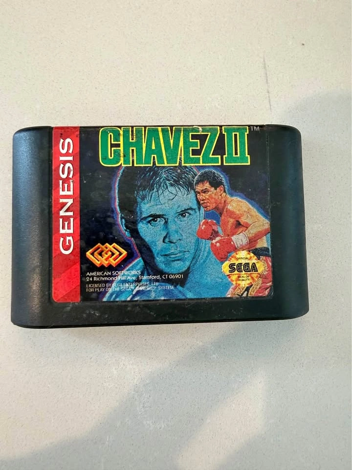 Chavez II Sega Genesis Authentic Tested Cartridge Only