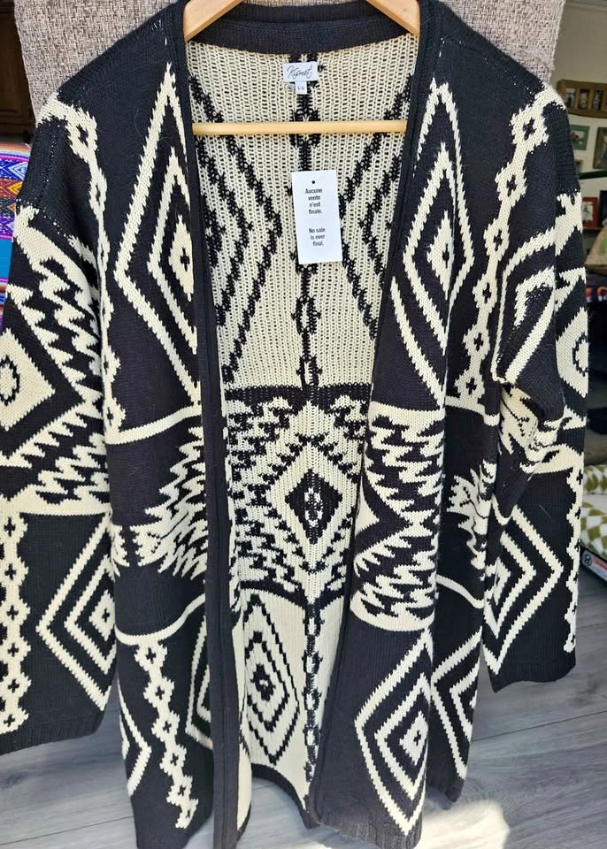 Aztec Design cardigan from Bootlegger