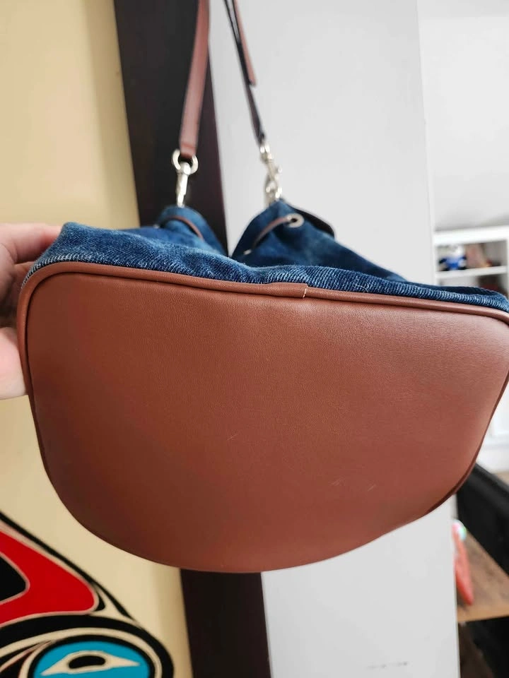 GUESS Denim Bucket Purse - photo 3