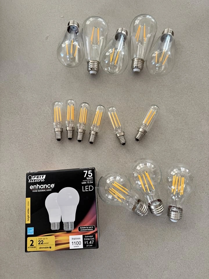 Beautiful LED Bulbs – Various Types (retail ~$56)