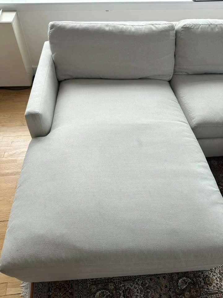 Room & Board Linger Sectional Sofa with Chaise – Oatmeal - photo 5