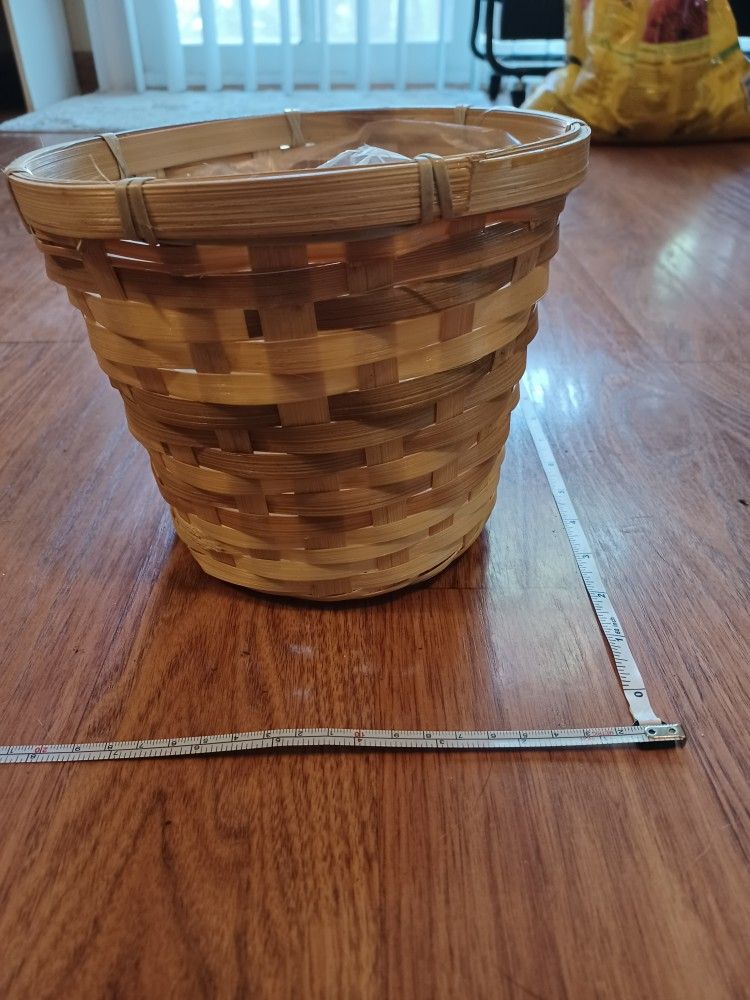 Woven Basket Planter Pot With Liner - photo 3