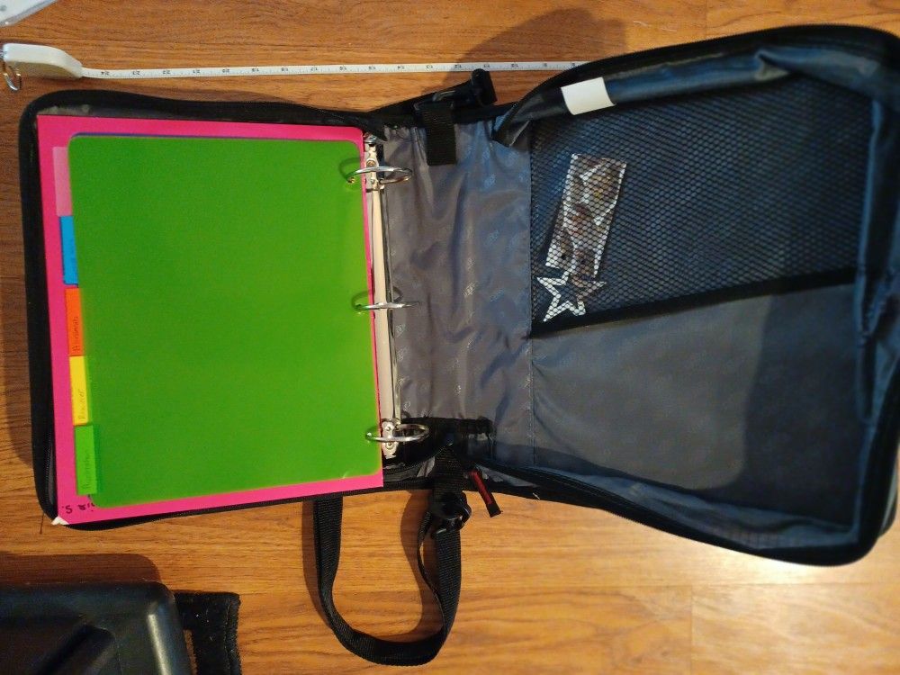 Zippered Binder With Strap And Handle - photo 5