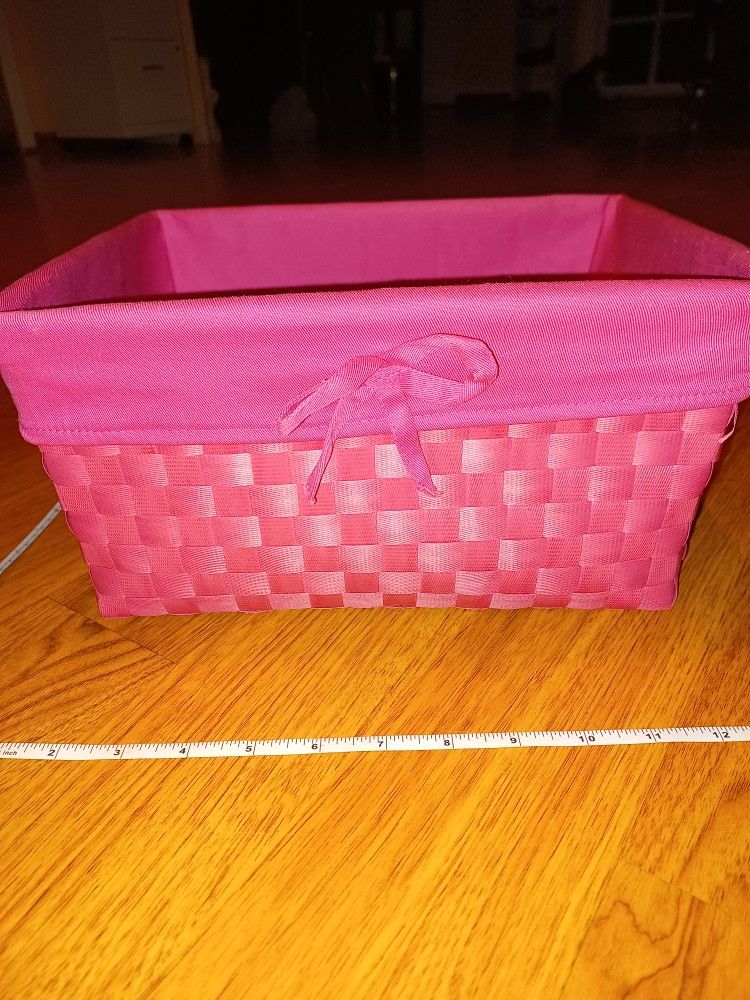 Pink Basket With Liner