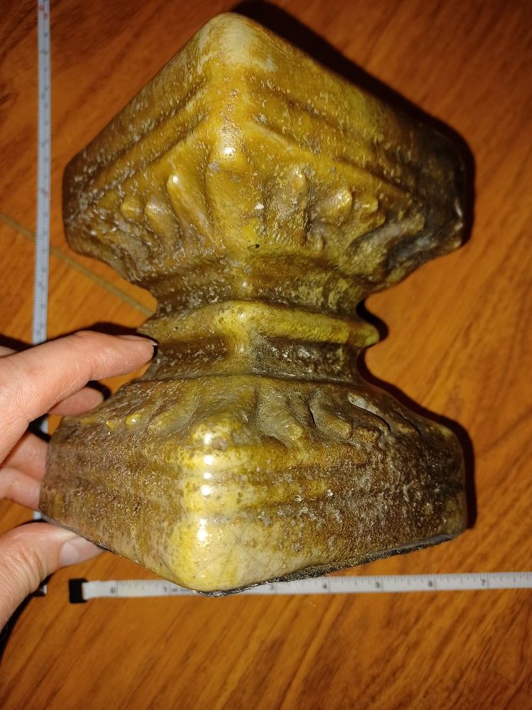Evans Designs brand Vintage Pillar Candle Holder And Matching Ca - photo 3