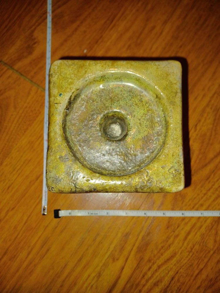 Evans Designs brand Vintage Pillar Candle Holder And Matching Ca - photo 4