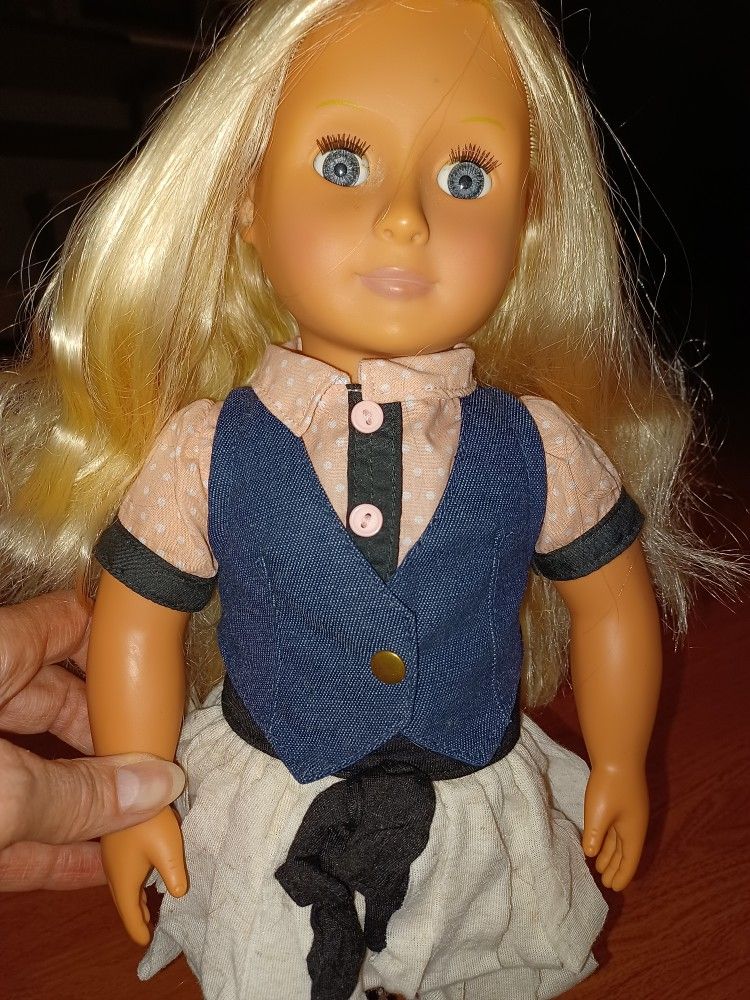 Blonde OG Doll With Clothes, AG Bag & Accessories