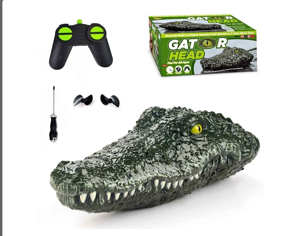 Remote Control Alligator Head Boat for Kids and Adults