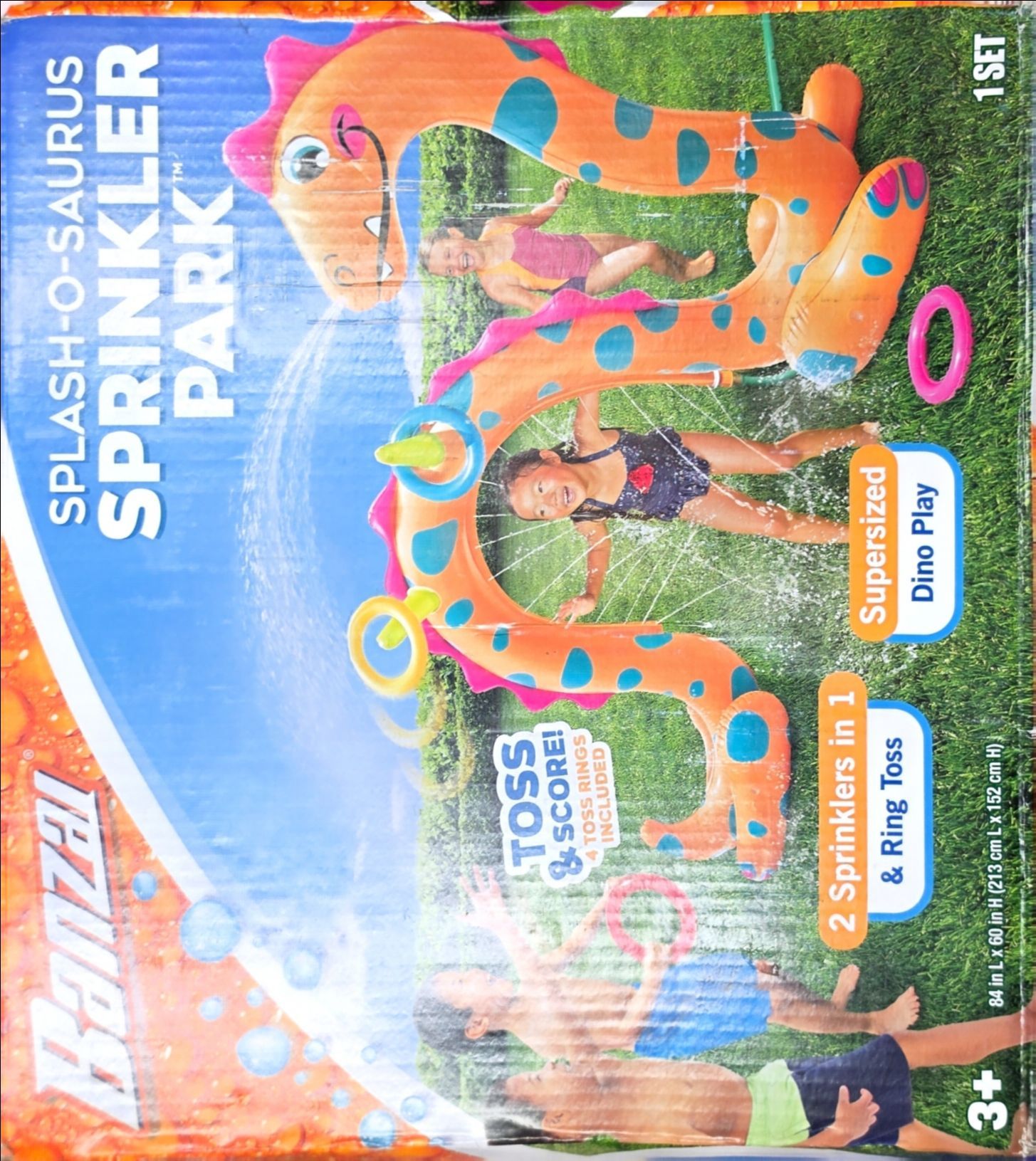 Splash-o-saurus sprinkler park