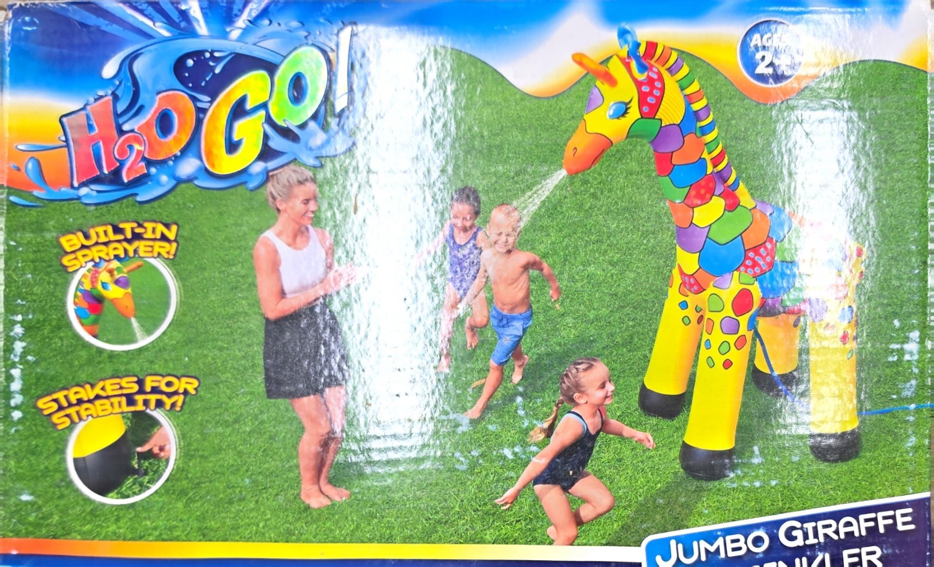 Jumbo giraffe sprinkler