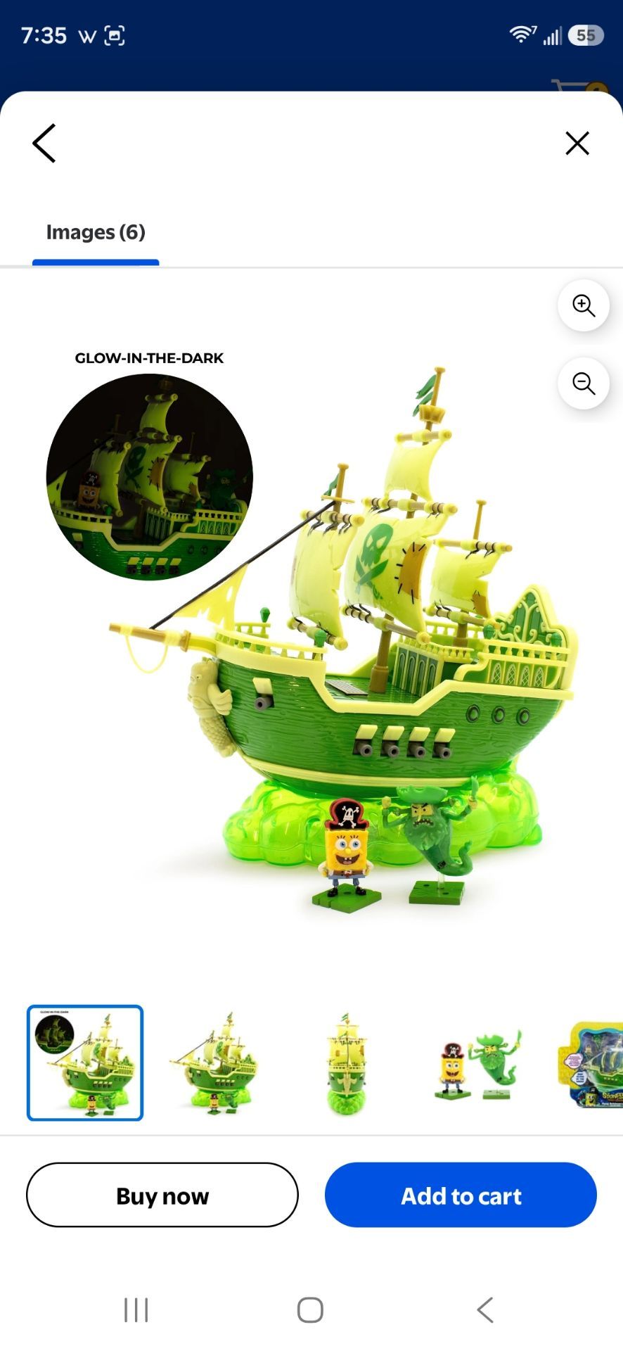 Spongebob Flying Dutchman 8 Inch Vinyl Figure - photo 2
