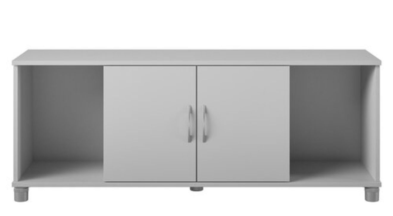 Dove Gray Storage Bench