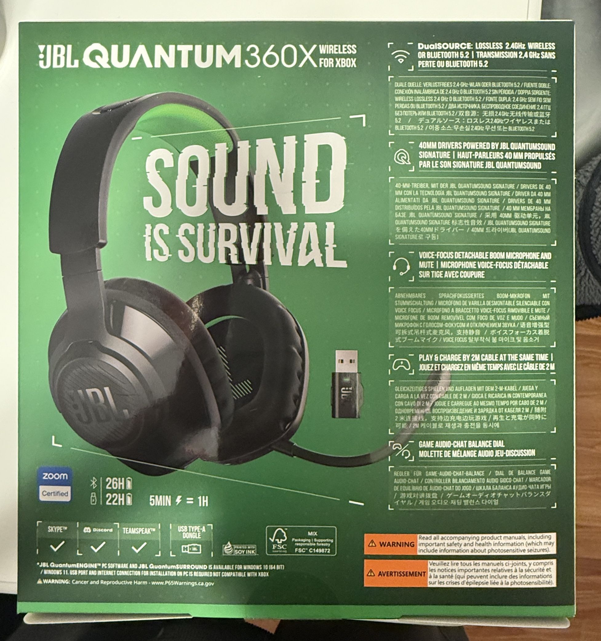 JBL QUANTUM 360X WIRELESS HEADPHONES - photo 2