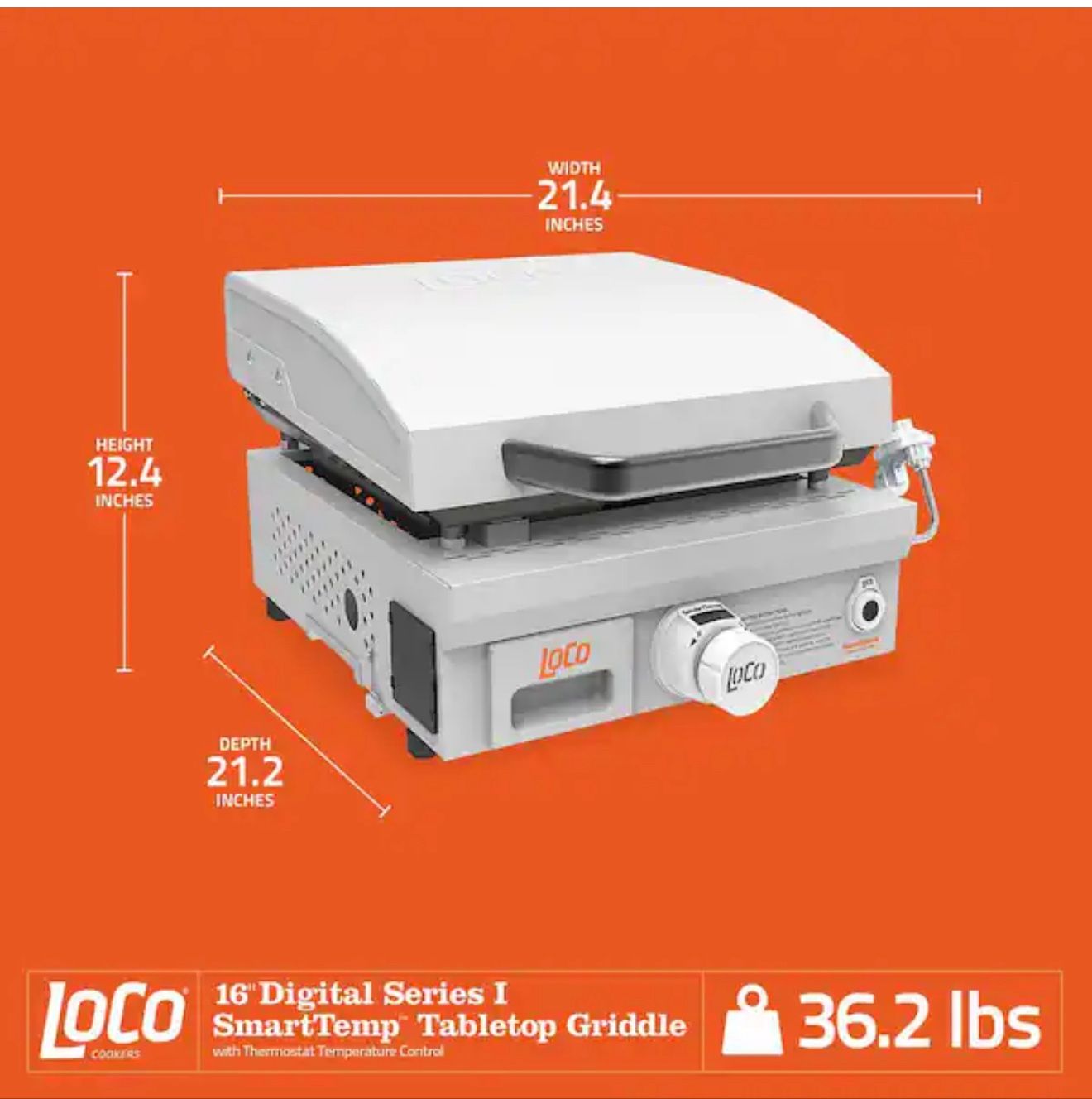 Series I 16 in. 1-Burner Portable Tabletop Propane Grill