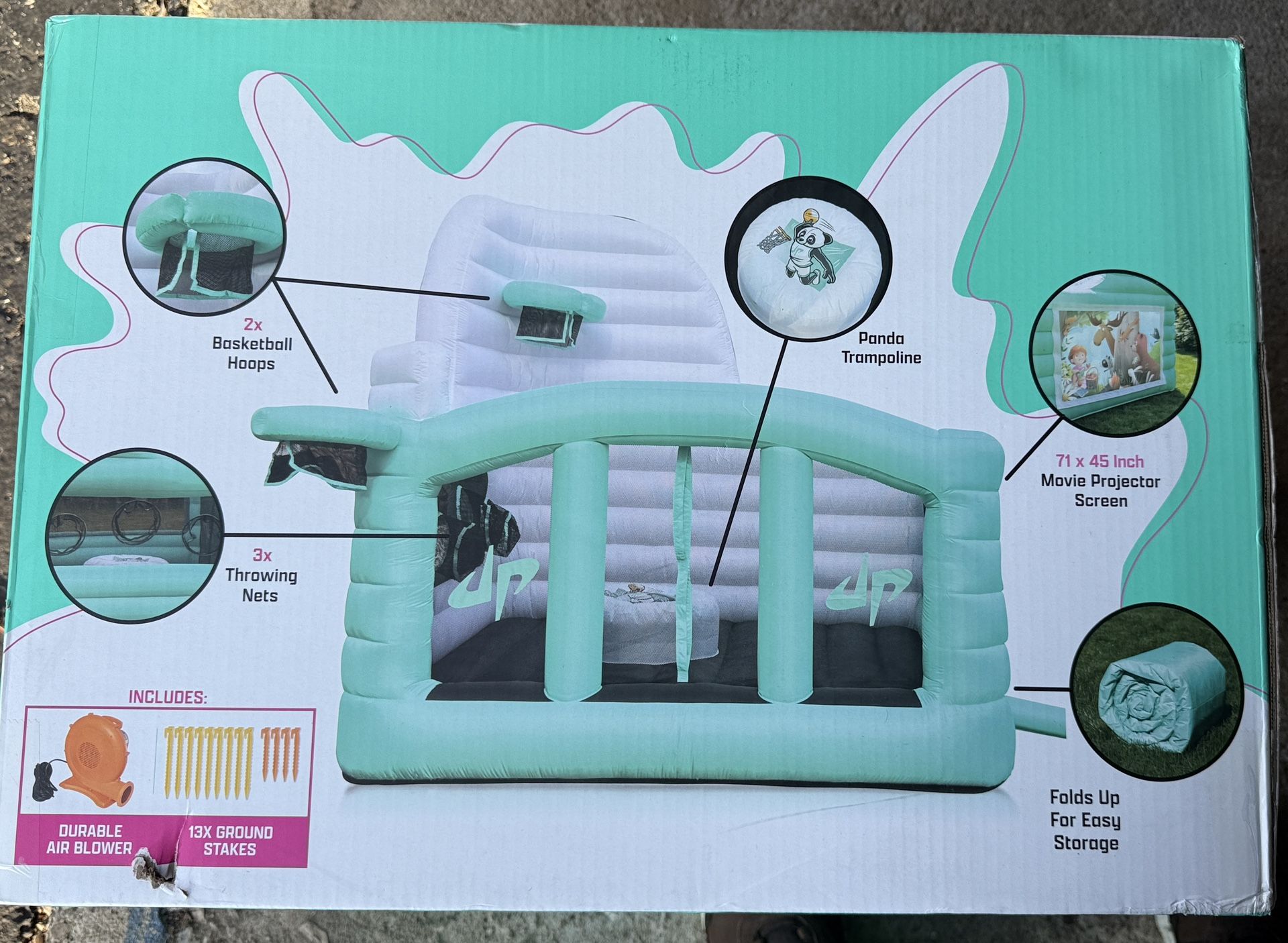 Dude Perfect Ultimate Sports Inflatable Bounce House, 4-in-1, 8' - photo 4
