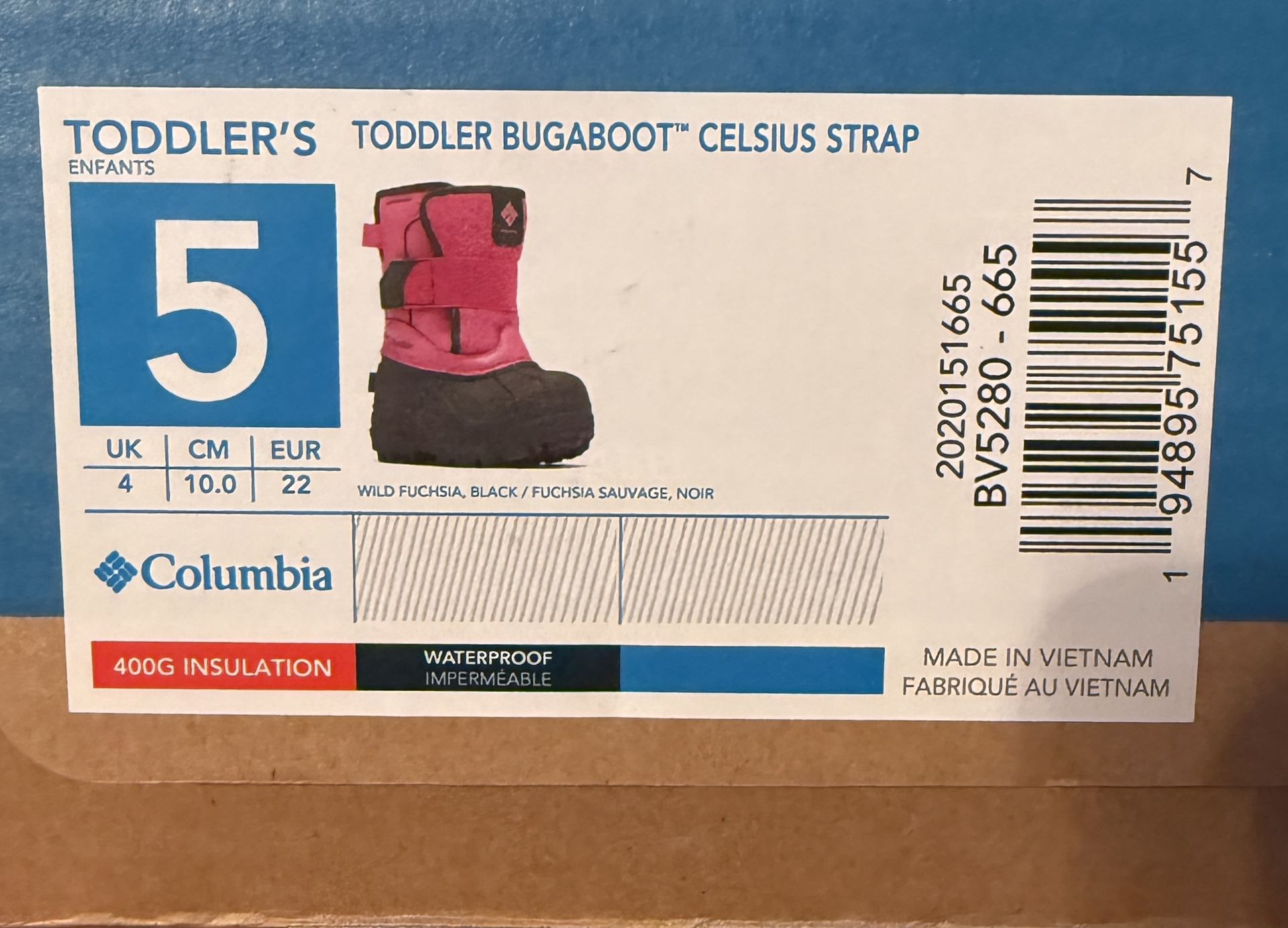Columbia Kids' Toddler Bugaboot Celsius Strap