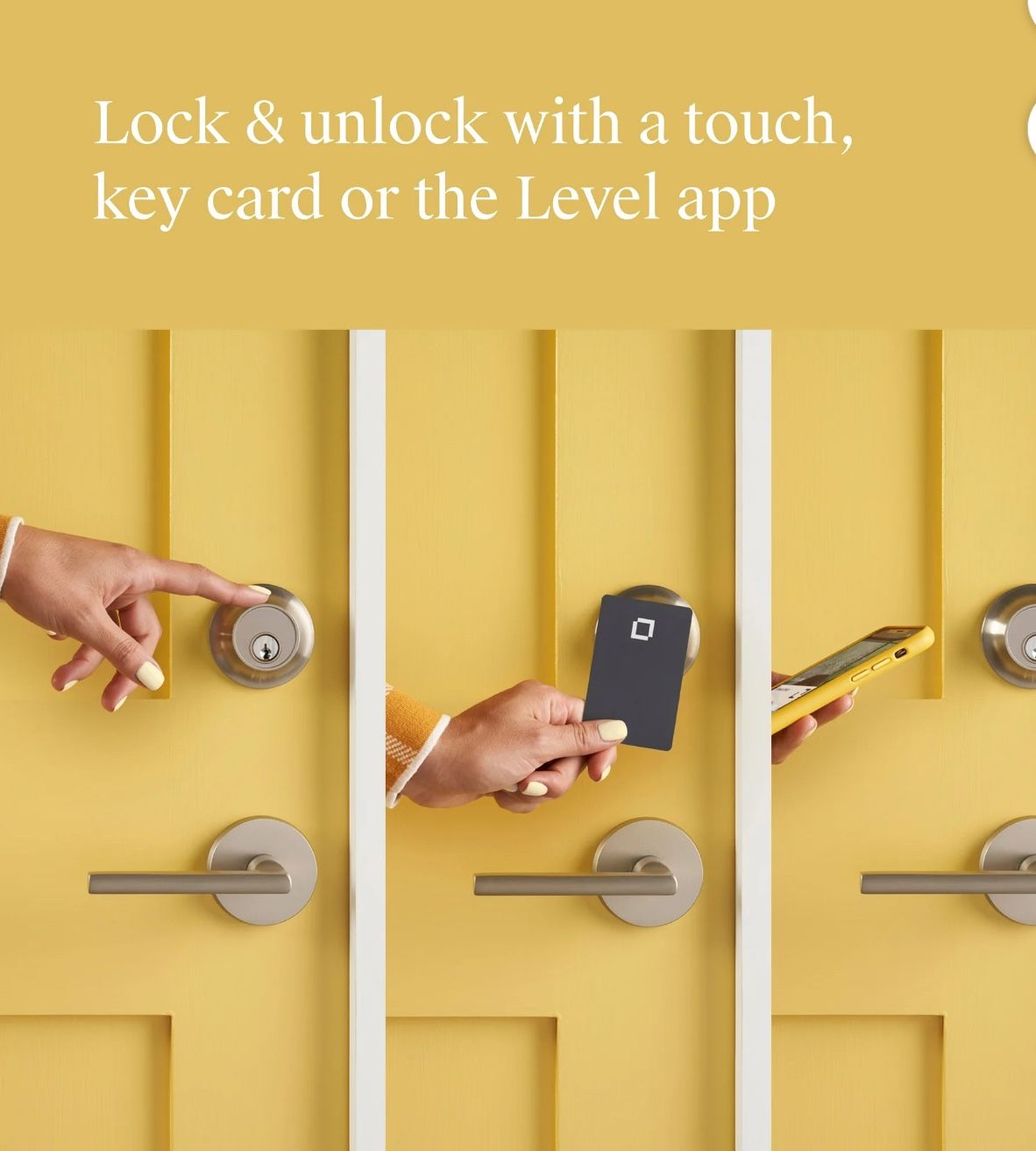 Level Lock Smart Lock - Touch Edition - photo 2