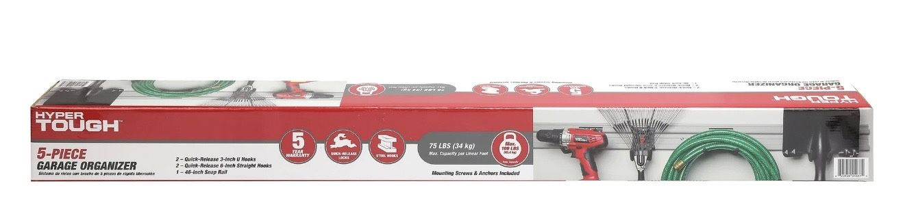 Hyper Tough Quick-Release 5-Piece Snap Rail Kit