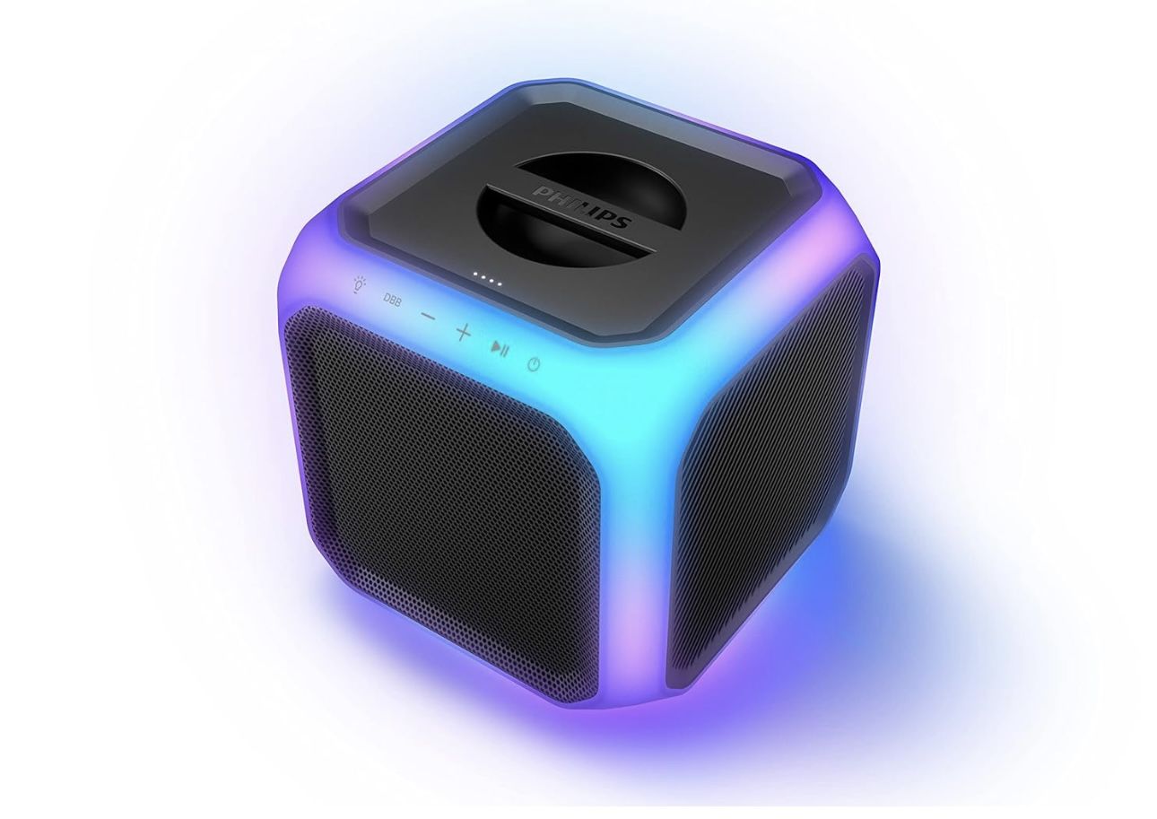 Philips X7207 Wireless Bluetooth Party Cube Speaker