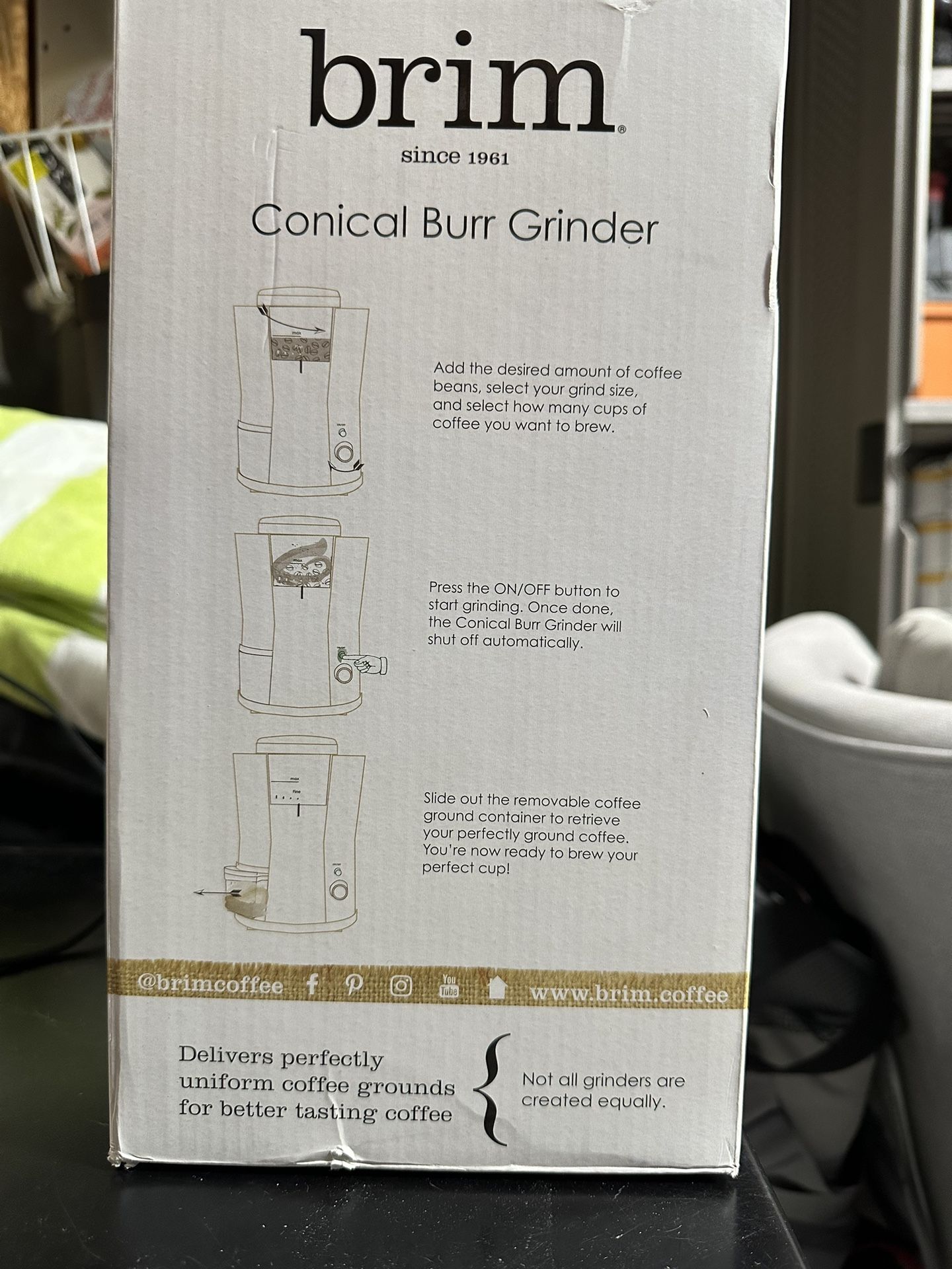 Brim Burr Coffee Grinder - photo 2