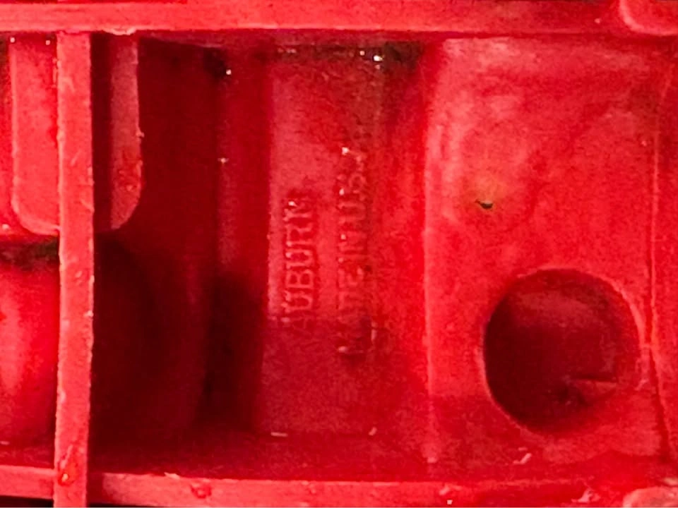 Vintage 1950s Auburn Rubber Company Red Hot Rod Race Car - photo 5