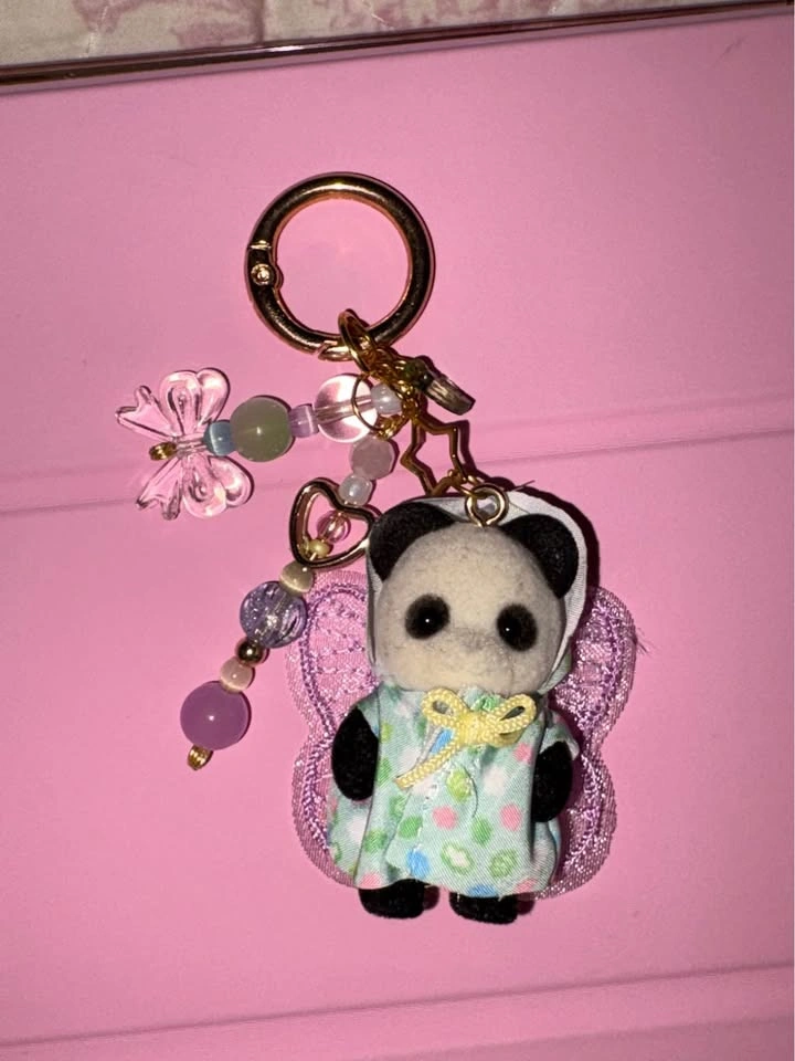 Calico Panda Keychain 🐼 - photo 2
