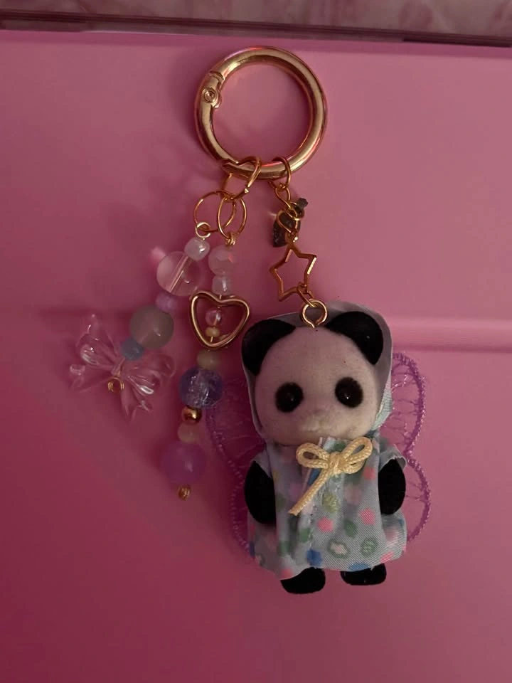 Calico Panda Keychain 🐼 - photo 3