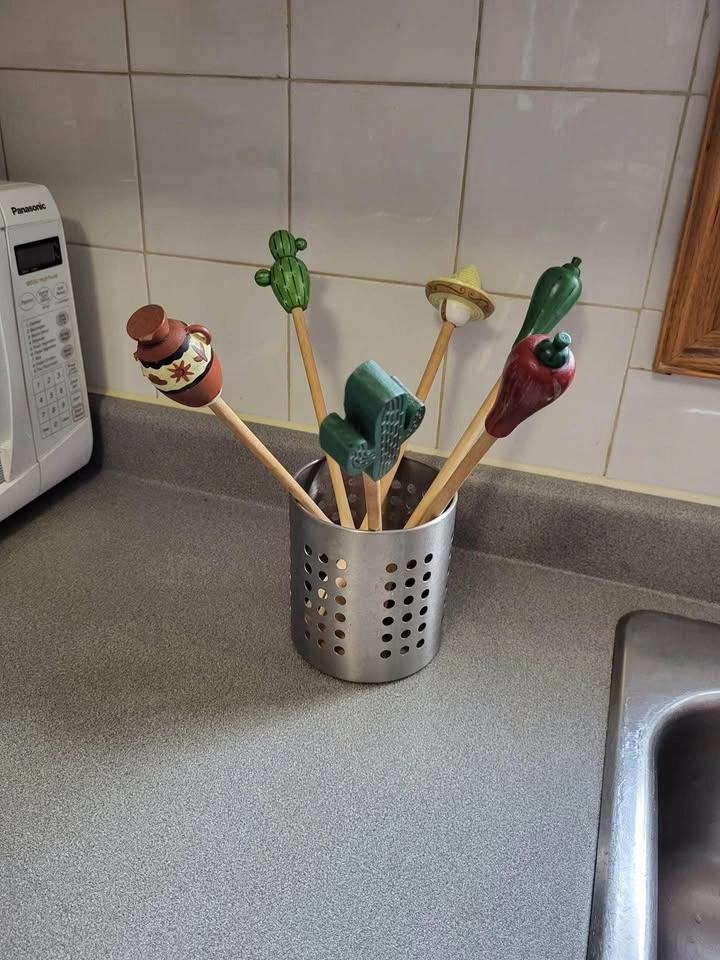 Vintage Wooden utensil set - photo 2