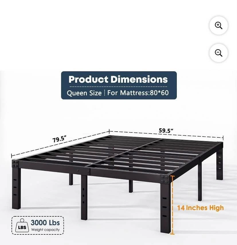 Bed frames and mattress (queen or double) - photo 2