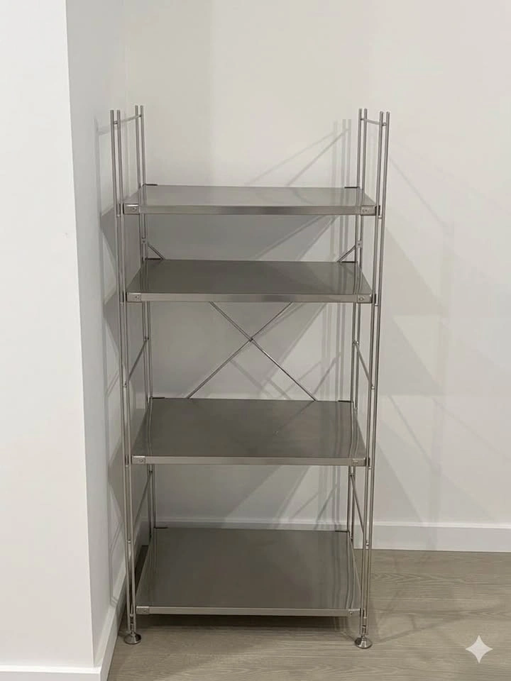 MUJI Stainless Steel Shelving Unit - Wide - Medium - photo 2