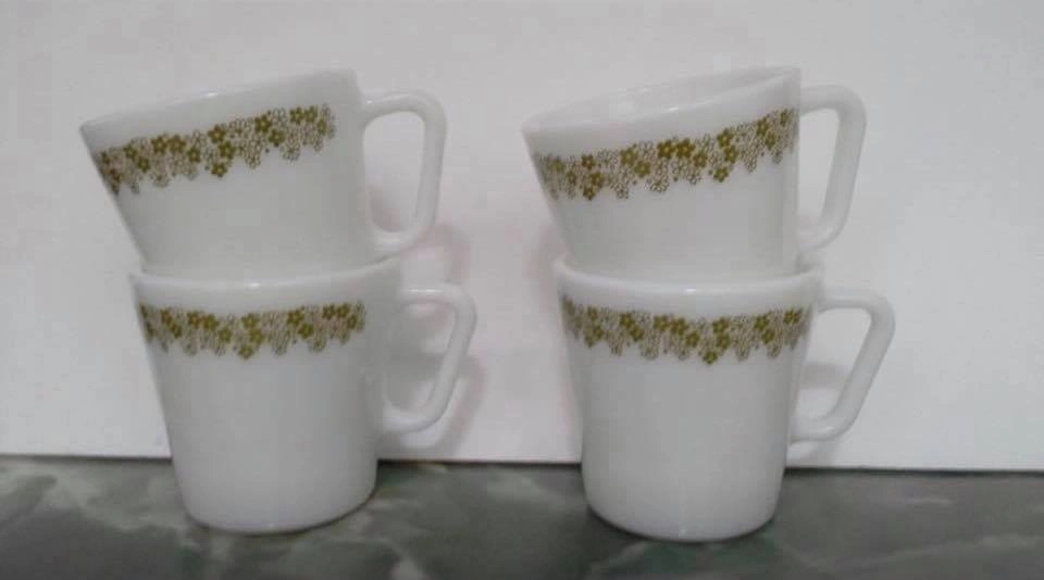 milk glass mugs - photo 4