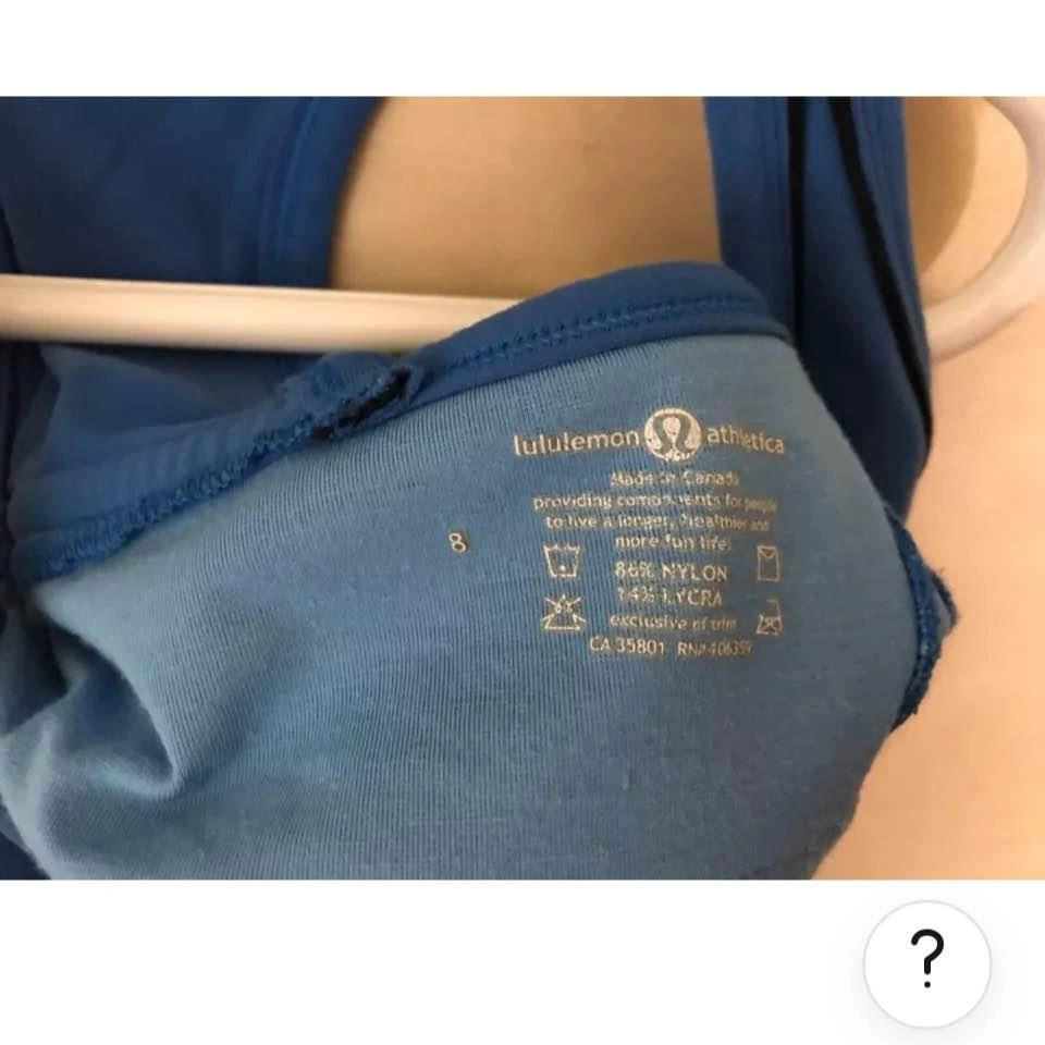 Lululemon blue tank top size 8 - photo 3
