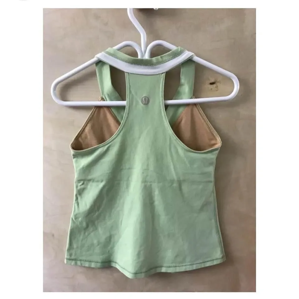 Lululemon light green tank top size 8 - photo 2