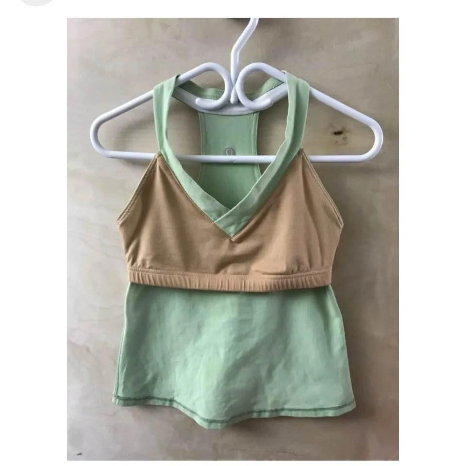 Lululemon light green tank top size 8 - photo 3