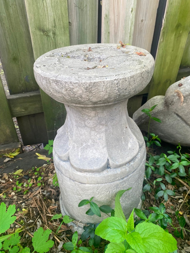 Free stone garden statue - photo 3