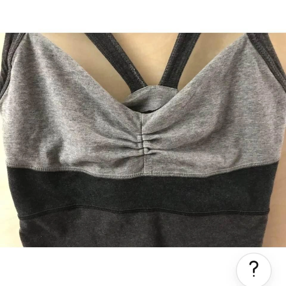 Lululemon grey tank top sz8 - photo 2