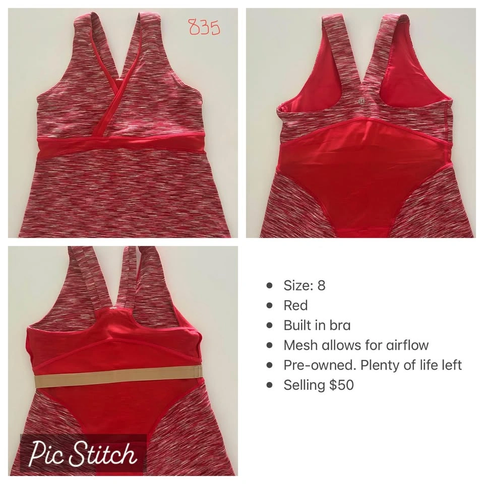 Lululemon red size 8 - photo 4